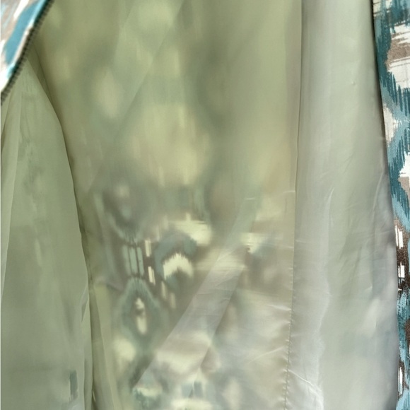 Alfred Dunner 14 Women’s Geometric design Blazer with full zip front EUC. - Picture 8 of 10